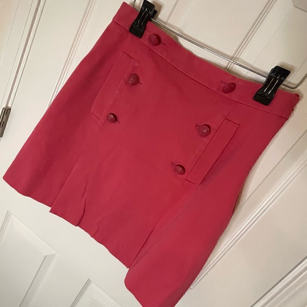 Brooks Brothers Front buttons faux Wrap Y2K mini skirt Size 6